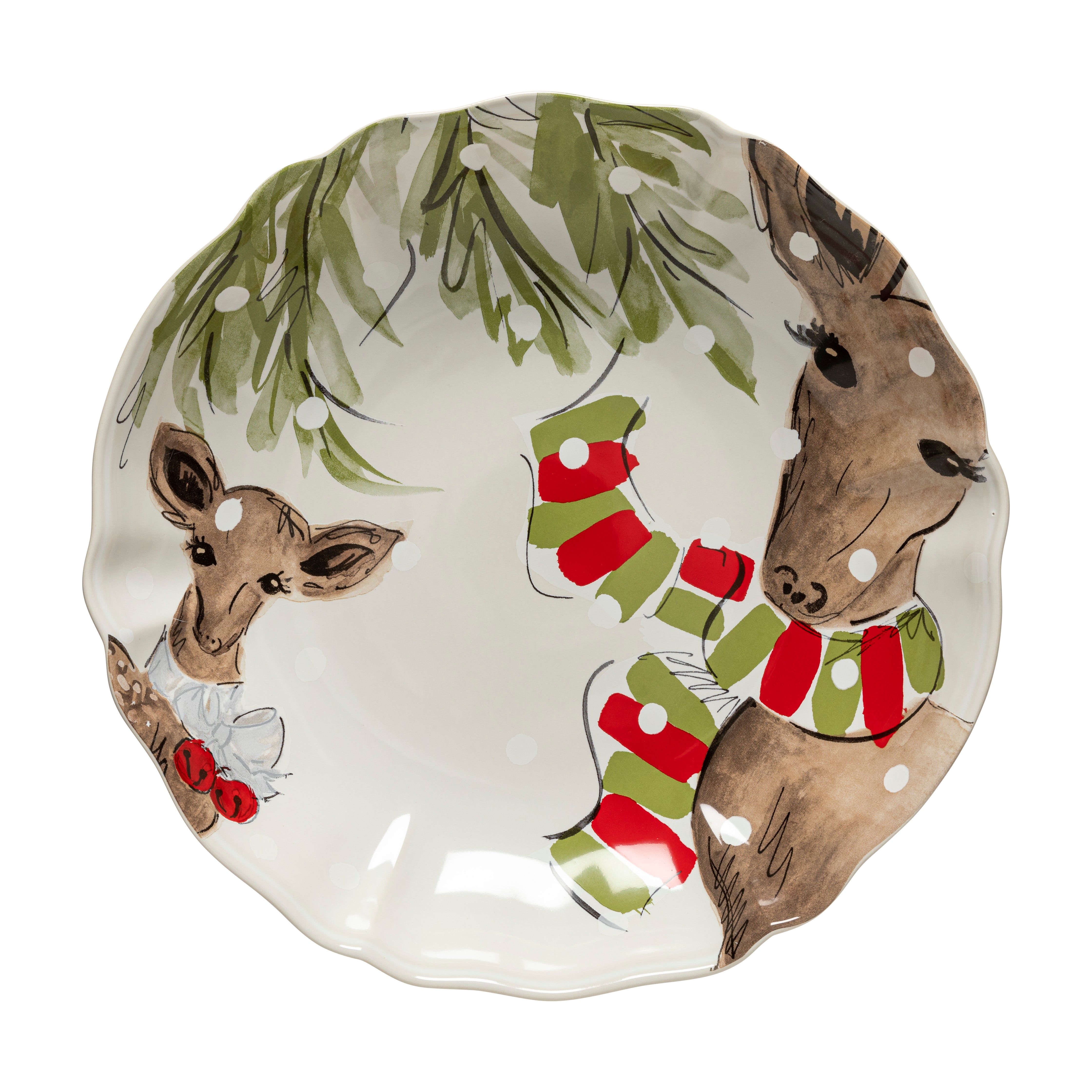 Casafina by Costa Nova Deer Friends Serving Bowl